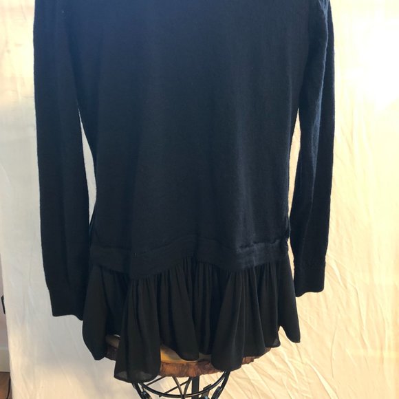 Club Monaco Plaited Rib Dolman Sleeve Sweater-Shirt: Size S - Picture 5 of 11